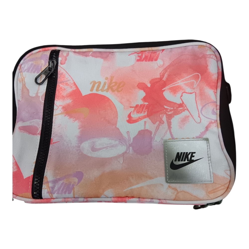 **Nike Vibrant Pink and Orange Lunch Box